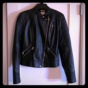 Zara faux leather jacket (US M)